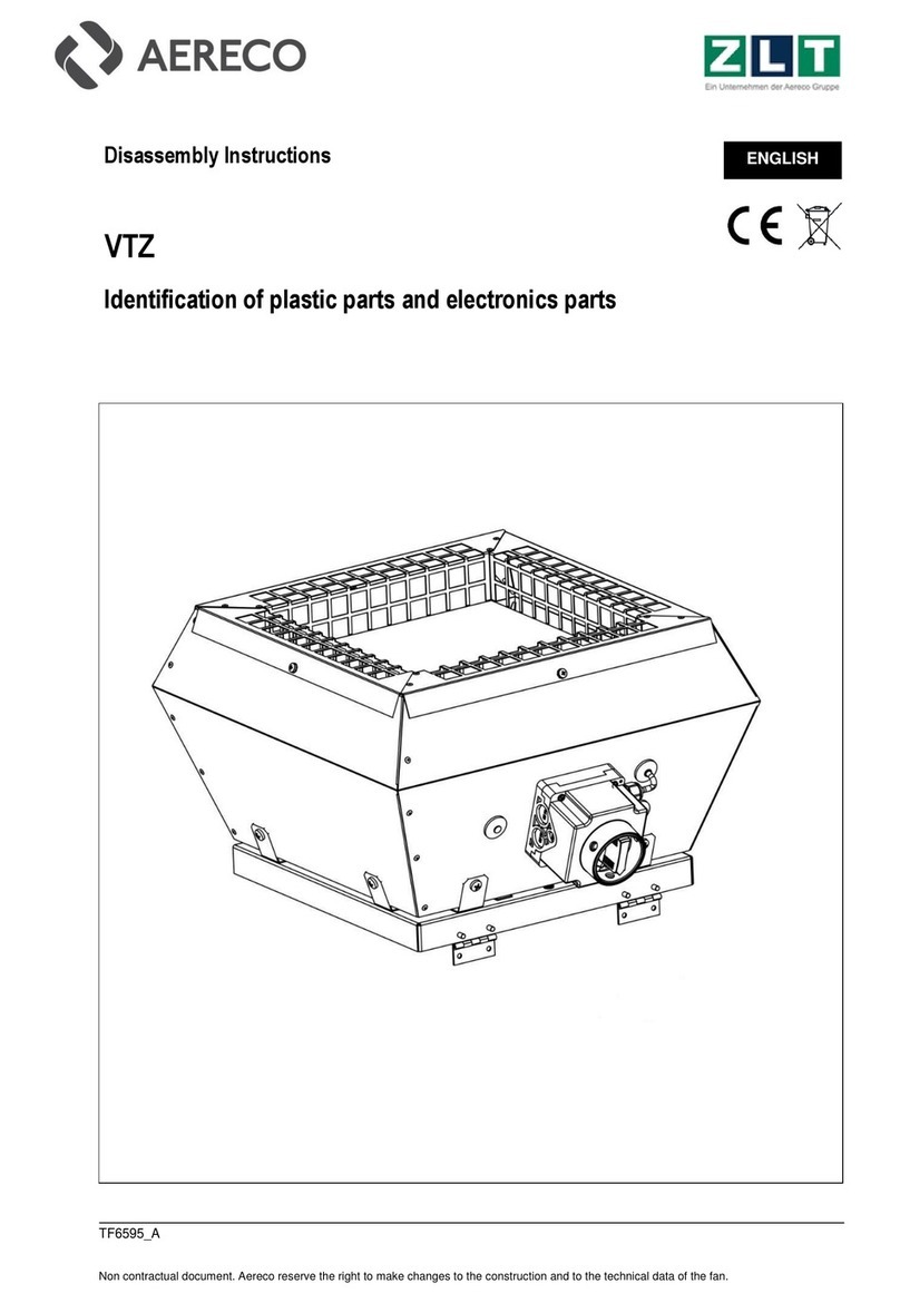 Aereco ZLT VTZ Series Installation instructions