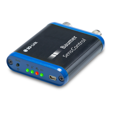 Baumer SensControl User manual