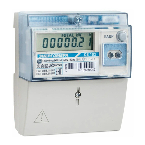 Energomera CE102 User manual