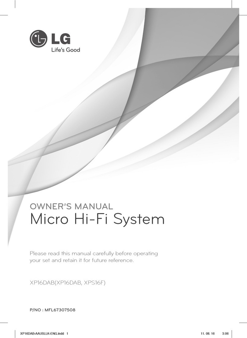 LG XP16DAB owner's manual