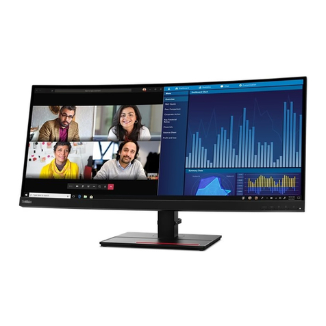 Lenovo ThinkVision P34w-20 WQHD User manual