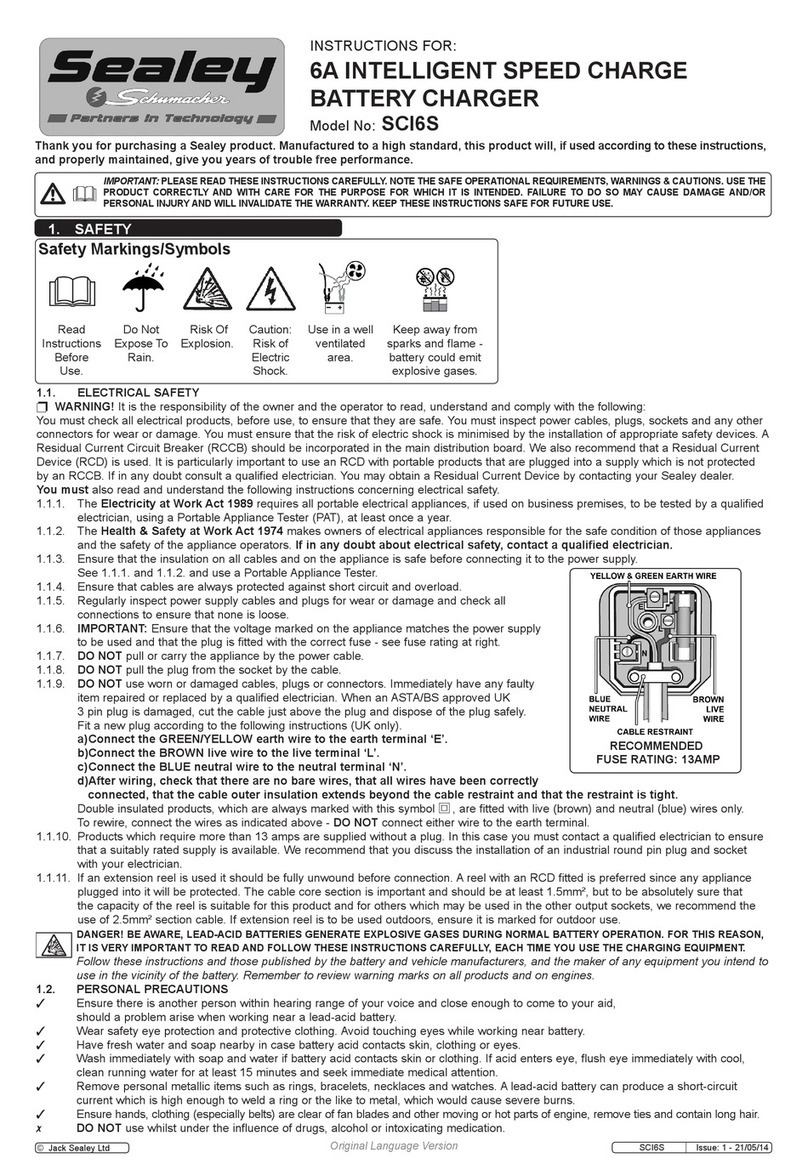 Sealey SCI6S User manual