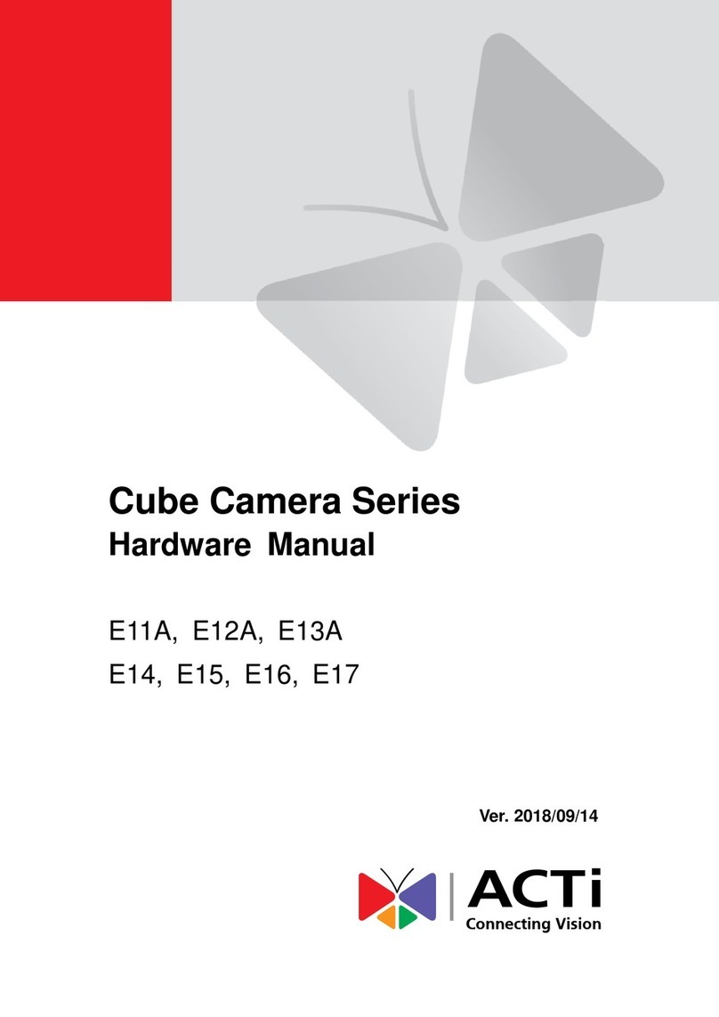 ACTi E11A User manual