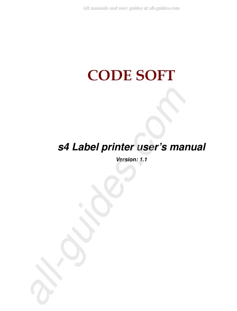 Codesoft s4 User manual