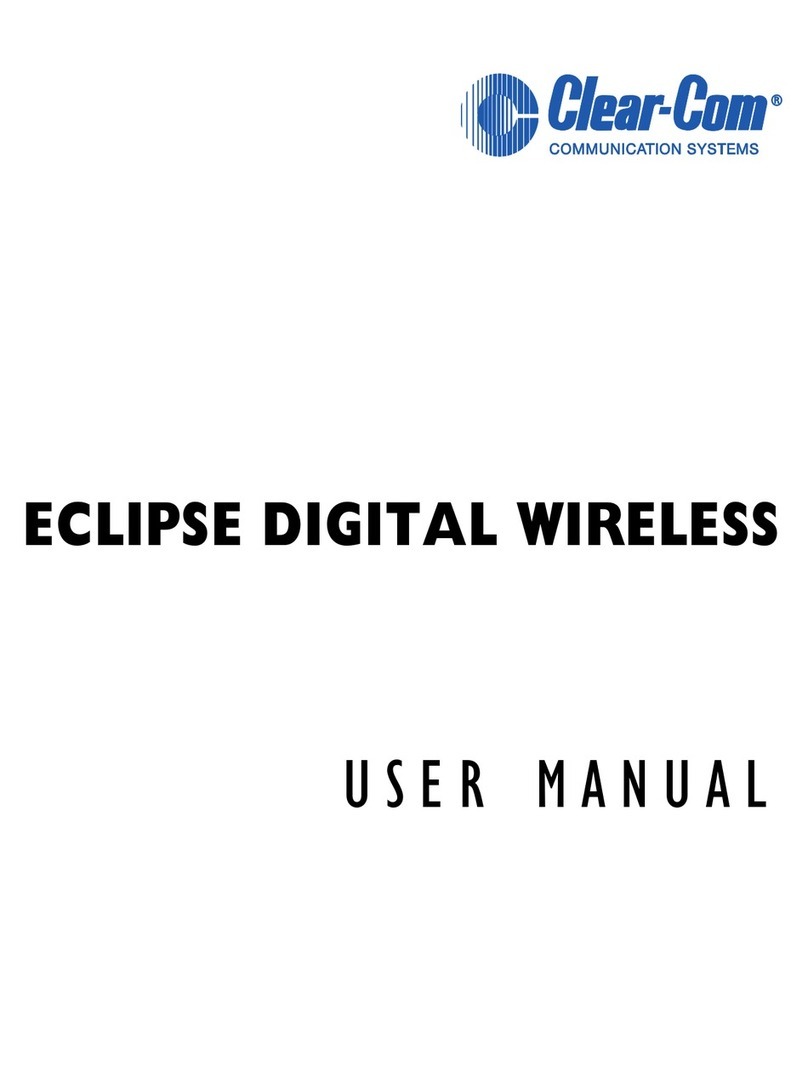 Clear-Com ECLIPSE MATRIX User manual