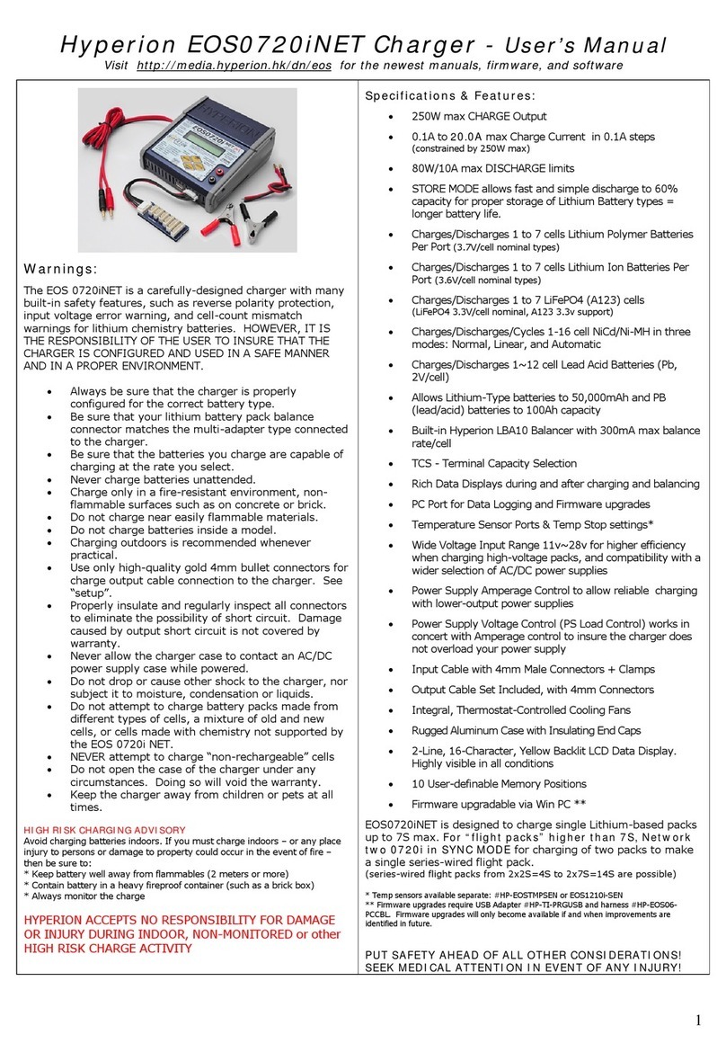Hyperion EOS0720iNET User manual