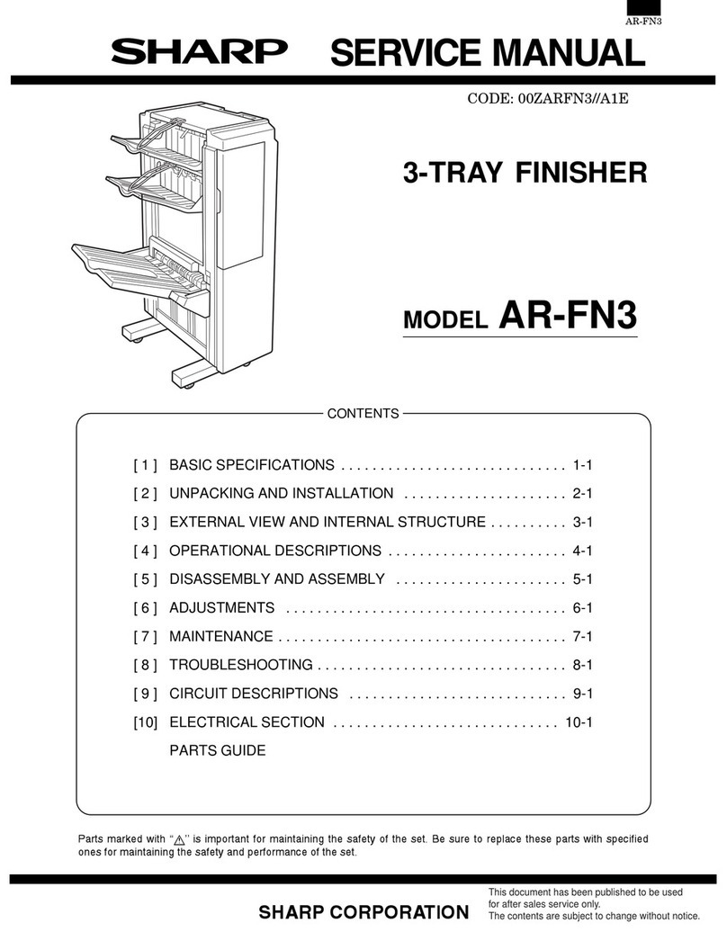 Sharp AR-FN3 User manual