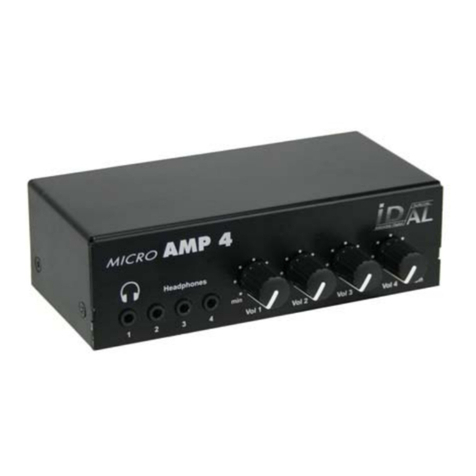 I.D. AL MicroAMP4 User manual