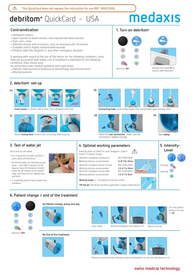 medaxis debritom+ Parts list manual