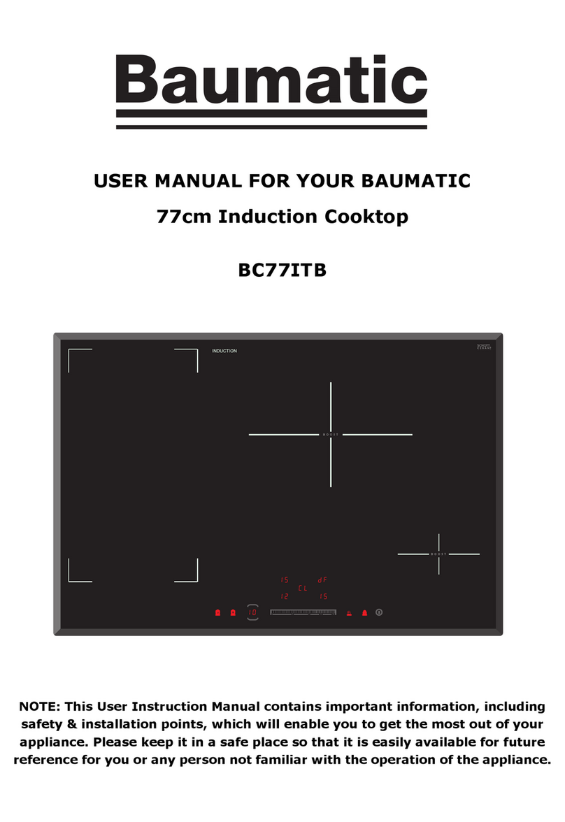 Baumatic BC77ITB User manual