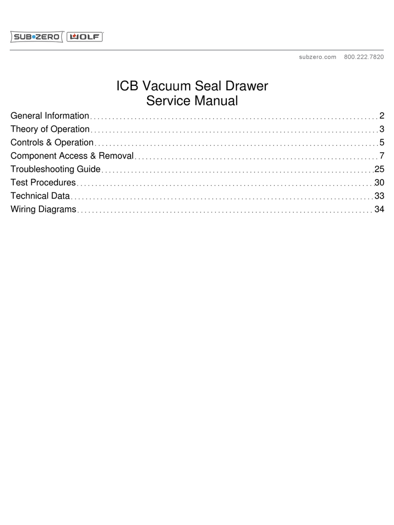 Sub-Zero WOLF ICB User manual