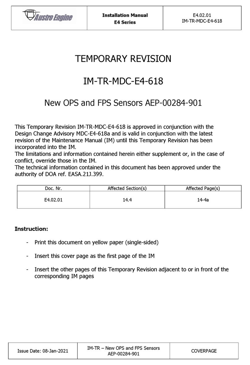 Austro Engine E4 Series User manual