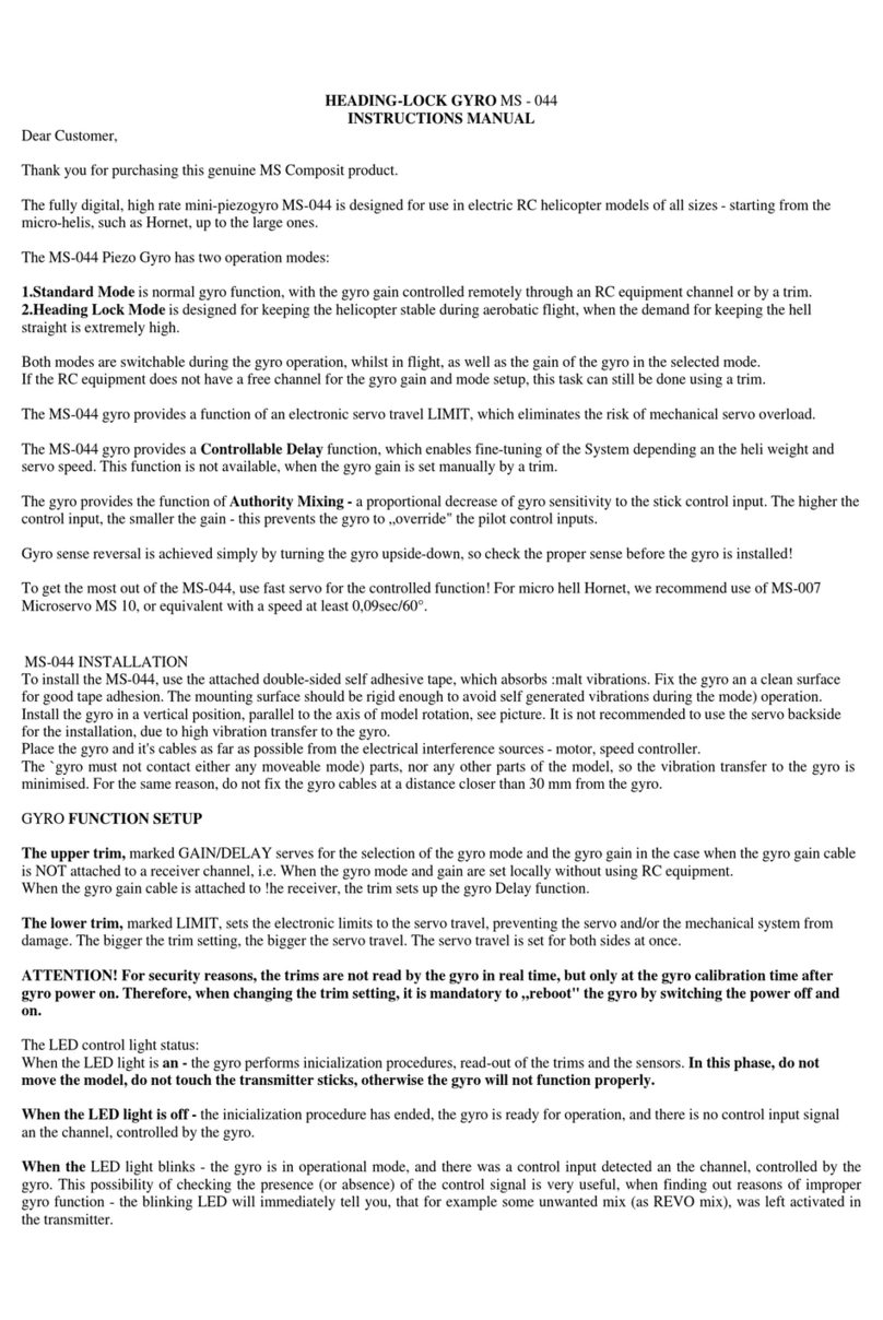 MS Composit MS-044 User manual