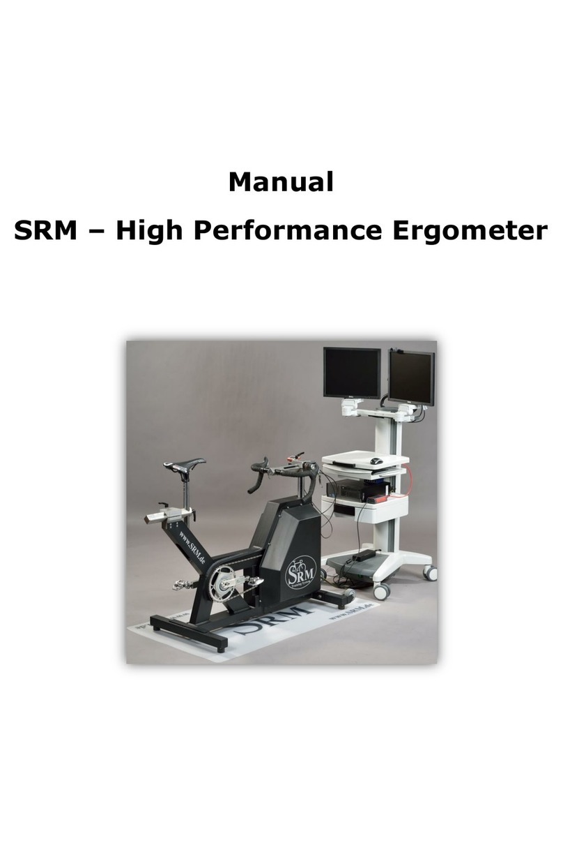 SRM High Performance Ergometer User manual