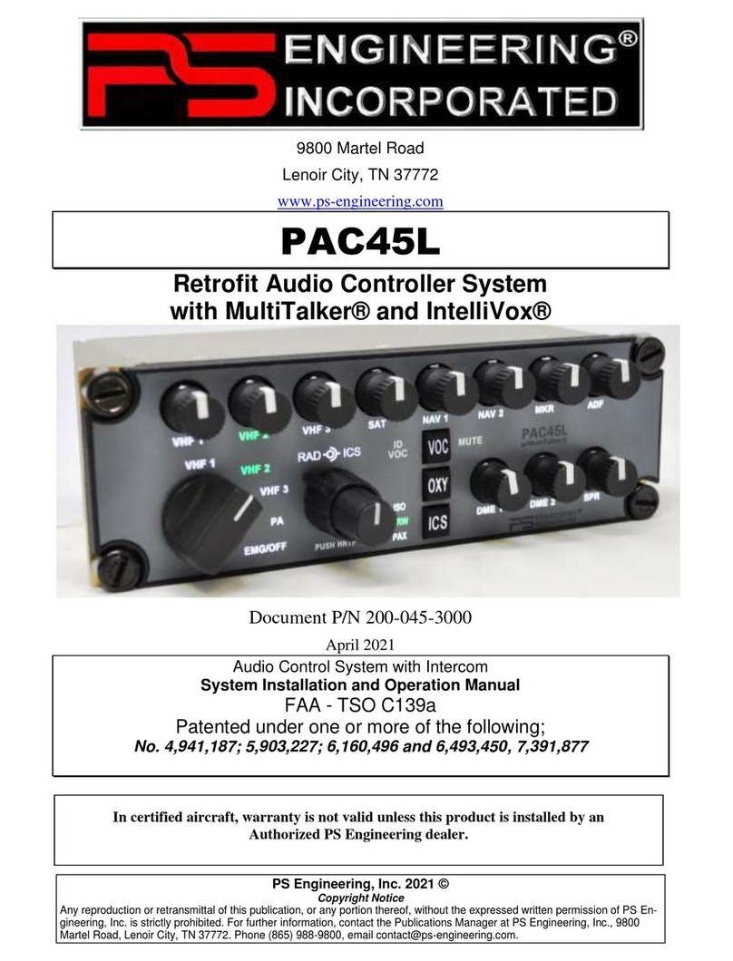 PS Engineering PAC45L User manual