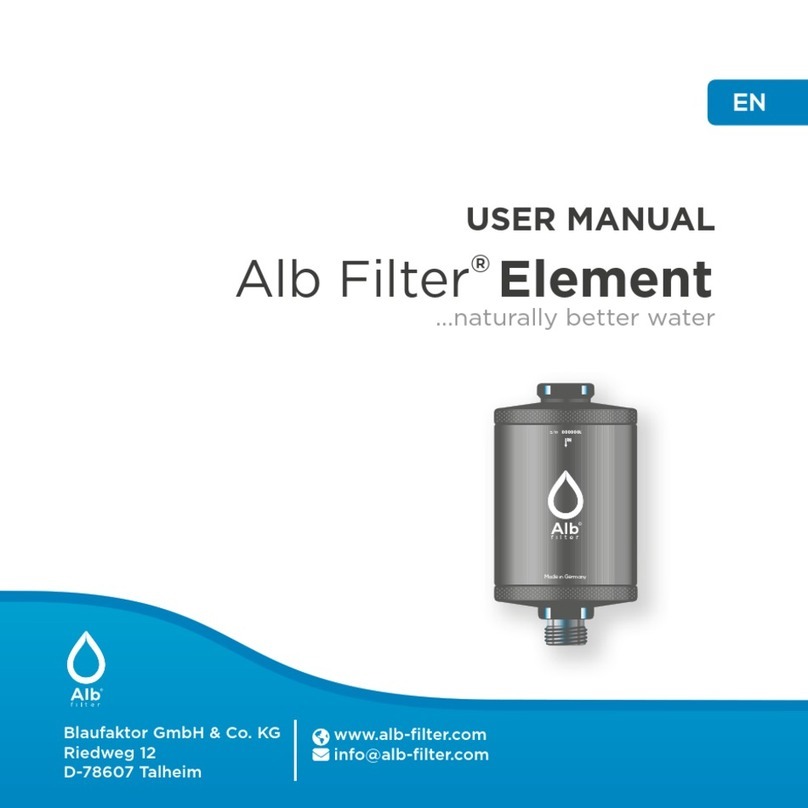Alb Filter Element User manual Alb Filter Element User manual