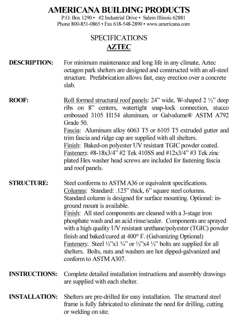 Aztec Octagonal User manual Aztec Octagonal User manual