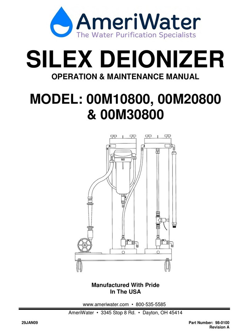 AmeriWater 00M10800 User manual