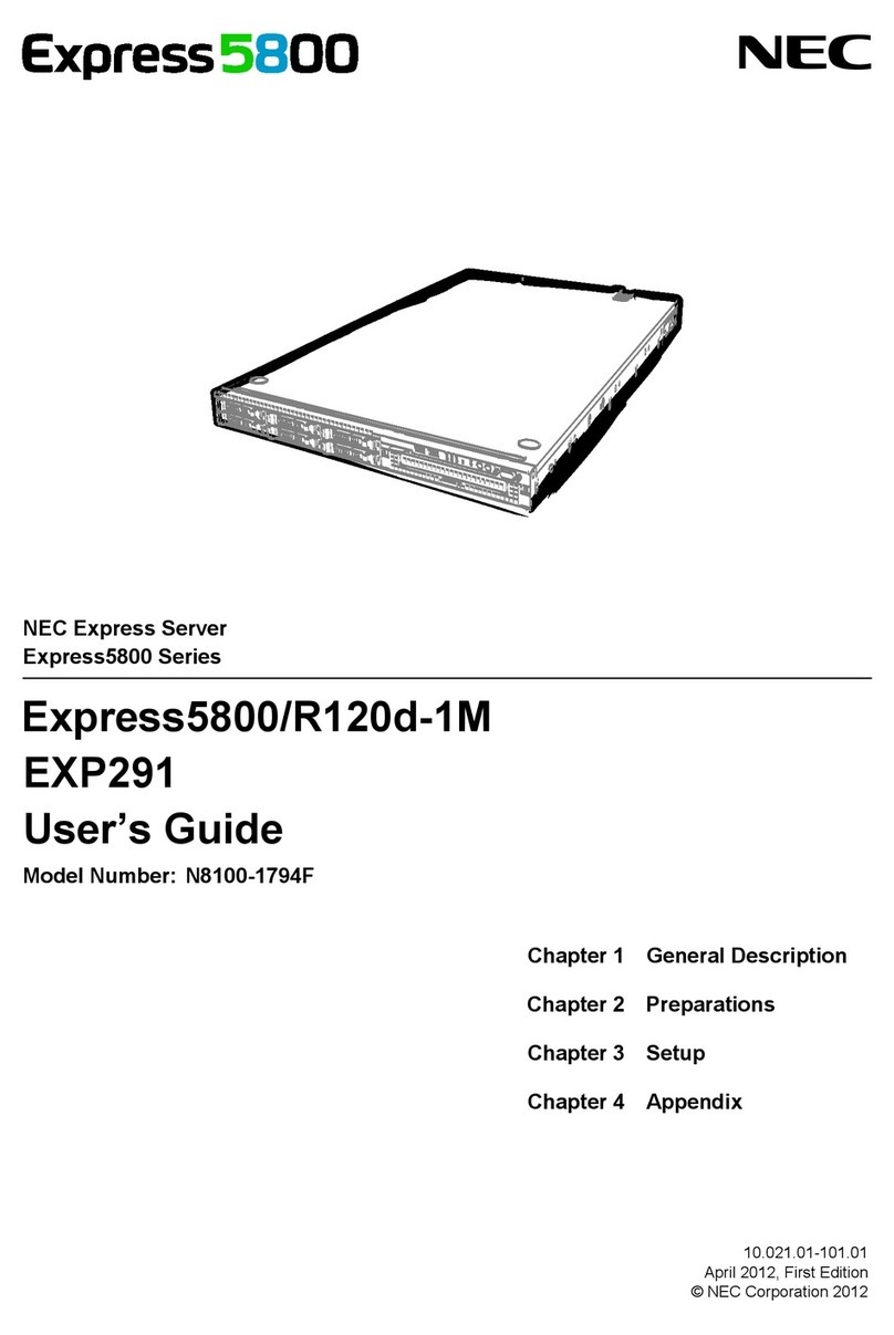 NEC N8100-1794F User manual