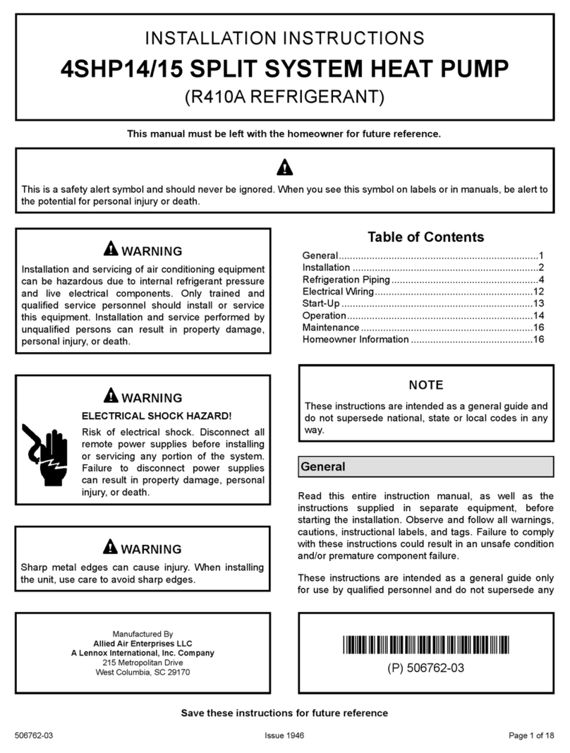 Allied 4SHP14 User manual