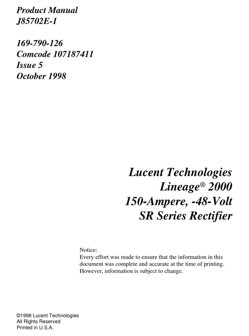Lucent Technologies SR Series User manual