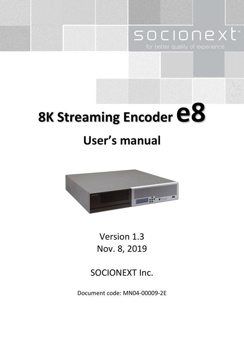 Socionext e8 User manual
