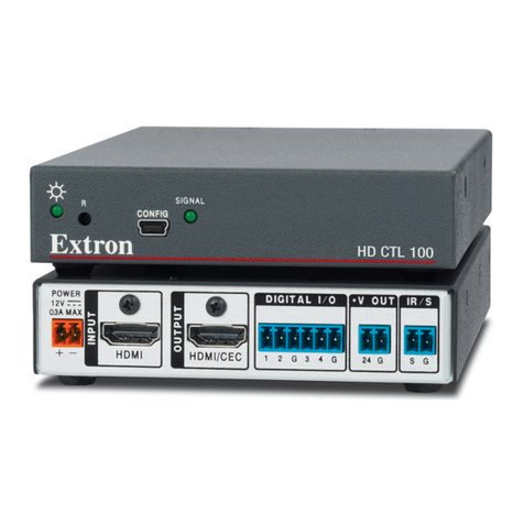 Extron electronics HD CTL 100 User manual