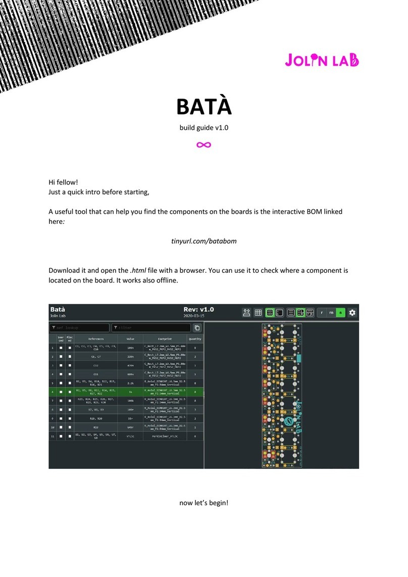 JOLIN LAB BATA User manual