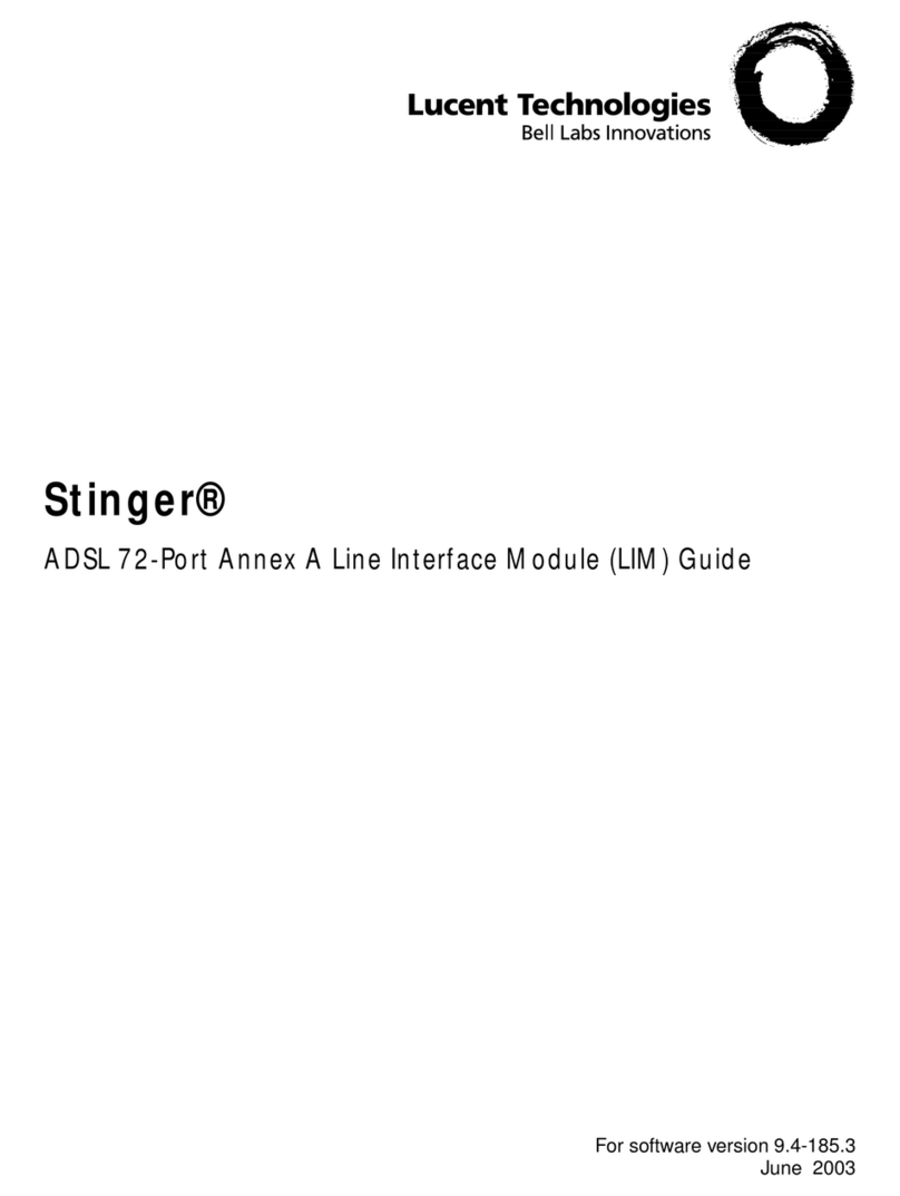 Lucent Technologies Stinger User manual