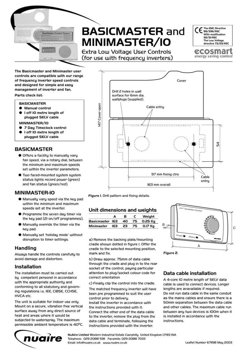 NuAire Basicmaster User manual