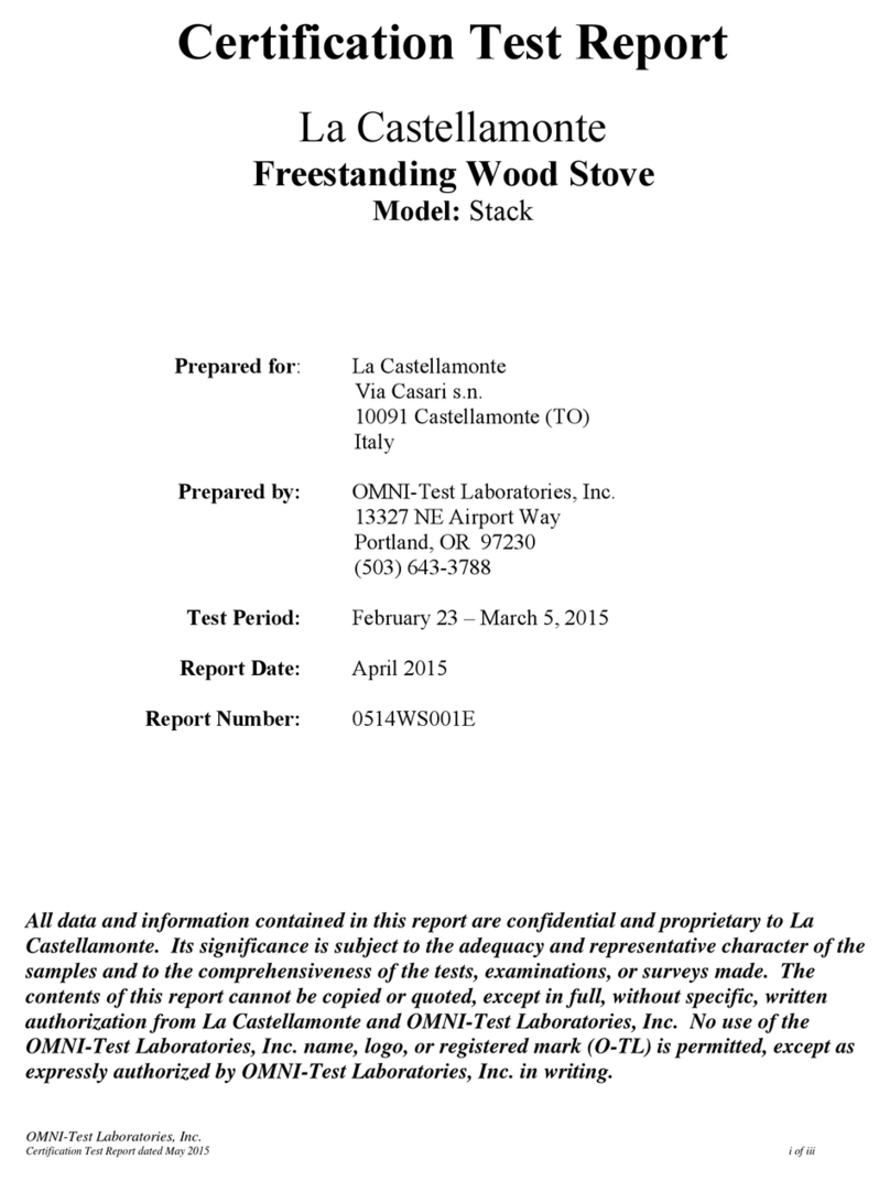 LA CASTELLAMONTE Stack User manual