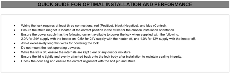 Dormakaba YG80 User manual