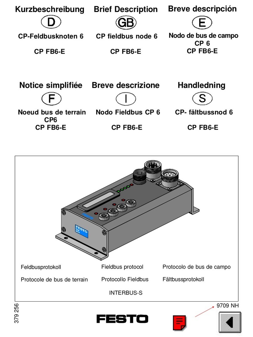 Festo Compact Performance CP-FB6-E Brief description