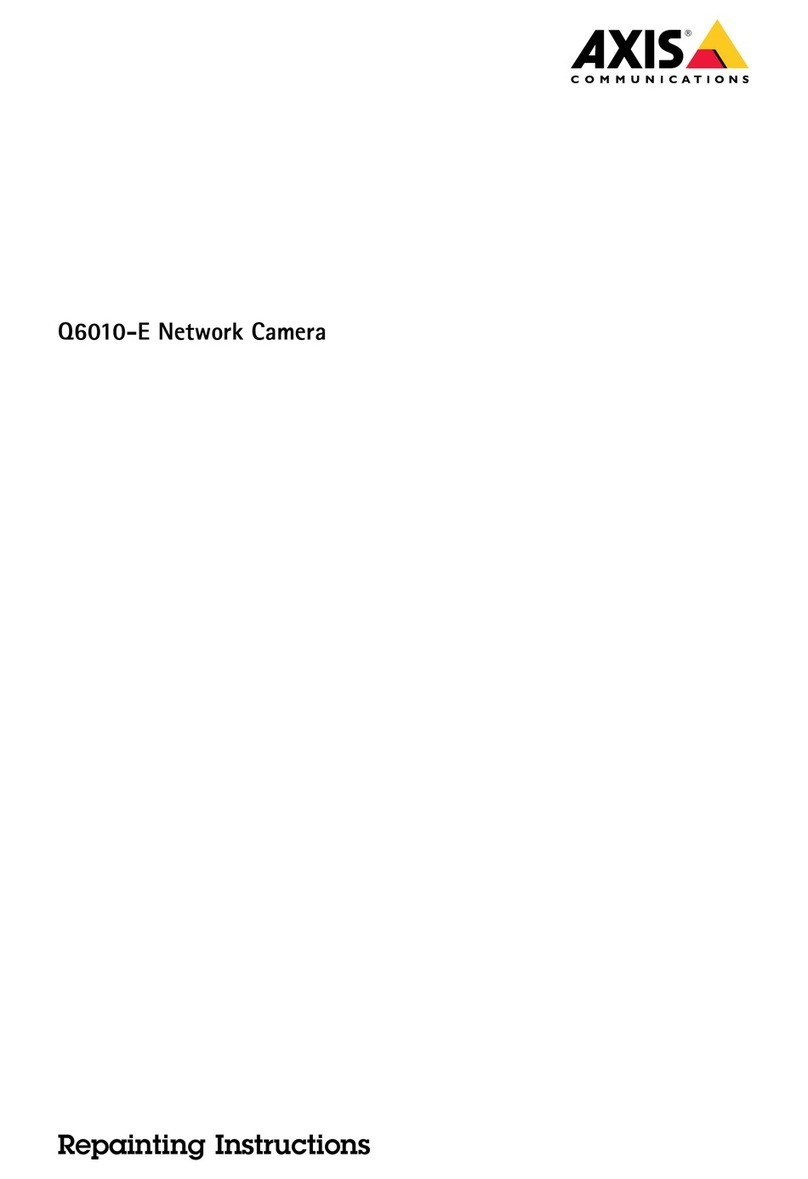 Axis Q6010-E User manual