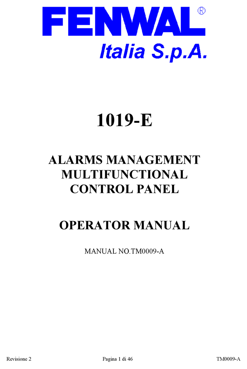 Fenwal 1019-E User manual Fenwal 1019-E User manual