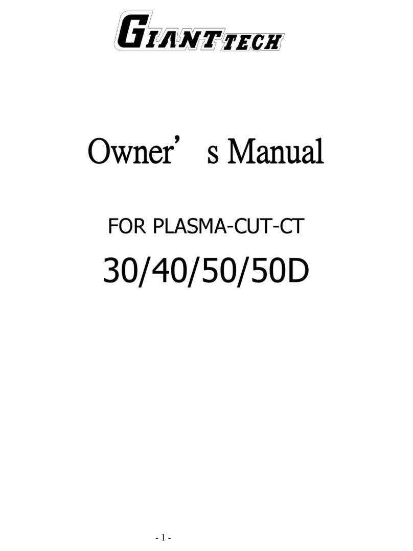 GIANTtech 30 User manual