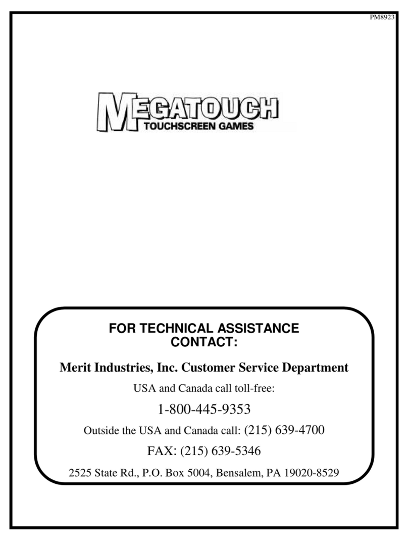 Merit Megatouch User manual