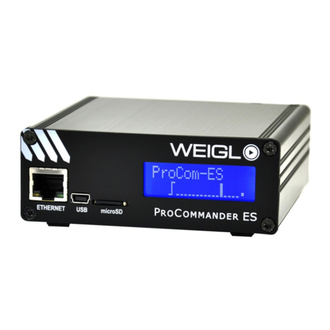 WEIGL ProCommander ES User manual