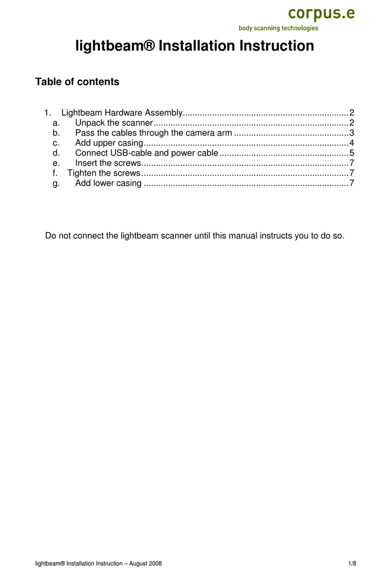 Corpus.e lightbeam User manual