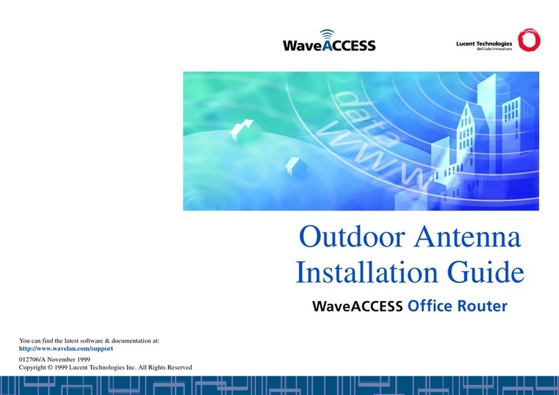 Lucent Technologies WaveACCESS User manual