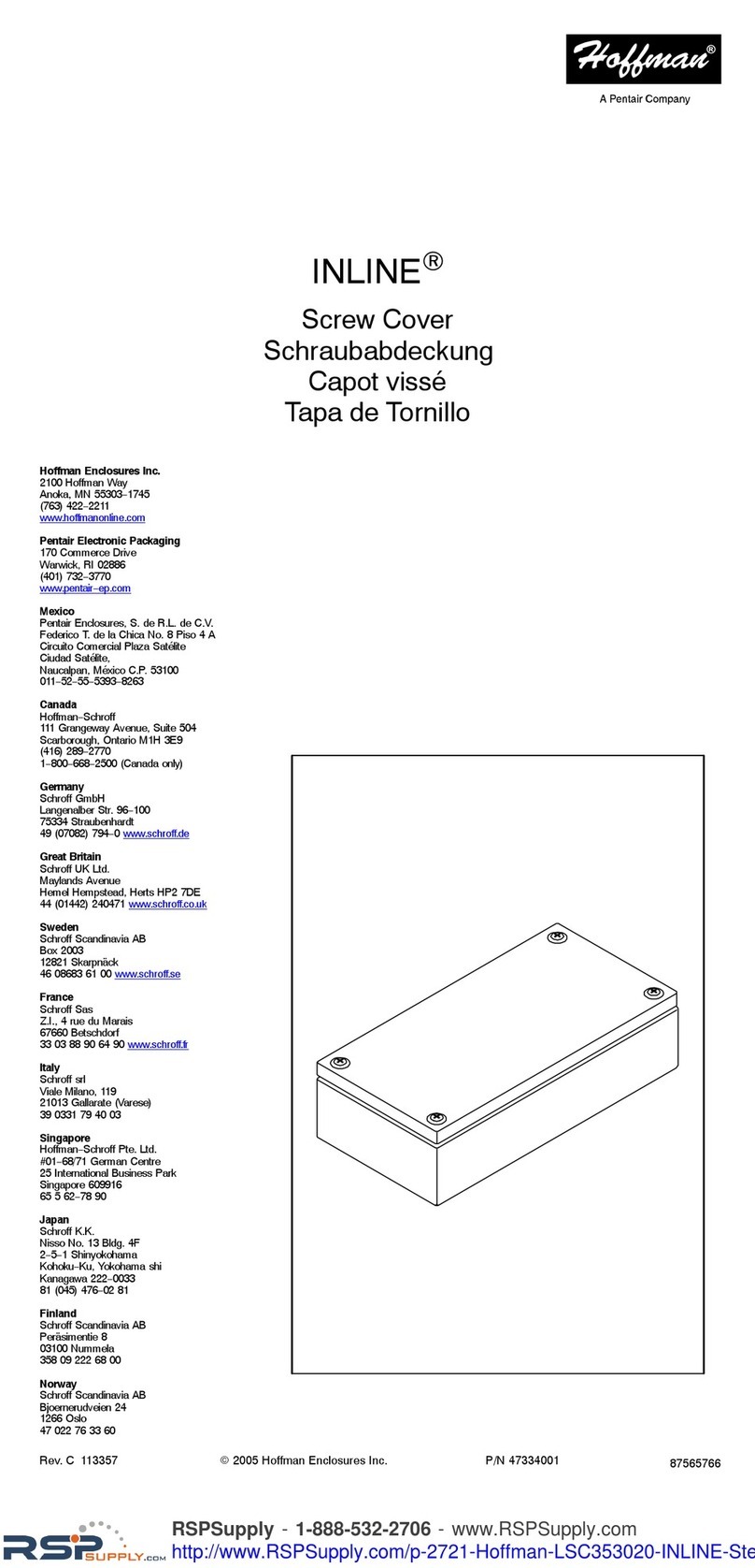 Hoffman INLINE User manual