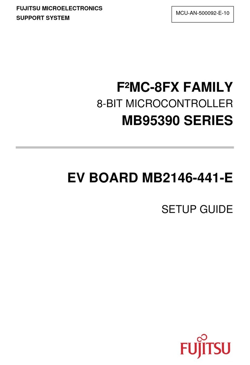 Fujitsu F2MC-8FX MB95390 Series User manual