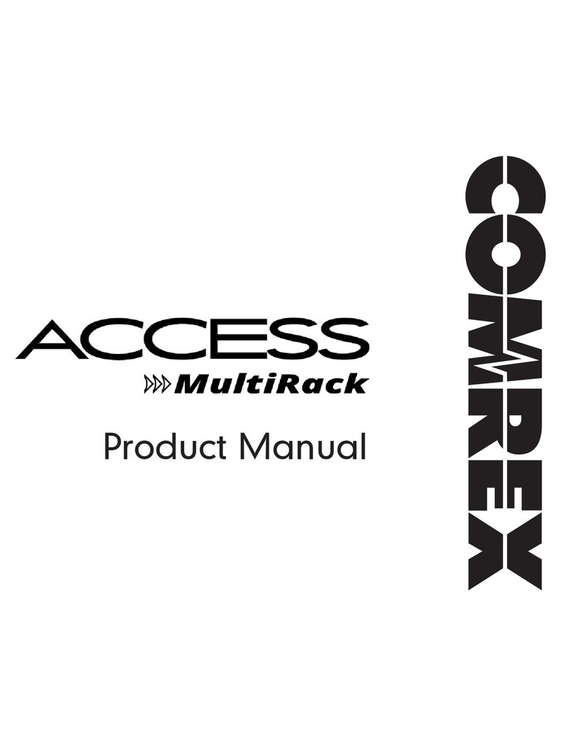 Comrex ACCESS MultiRack User manual Comrex ACCESS MultiRack User manual