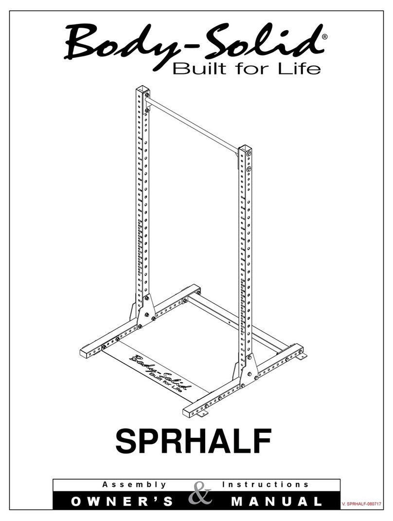 Body Solid SPRHALF User manual