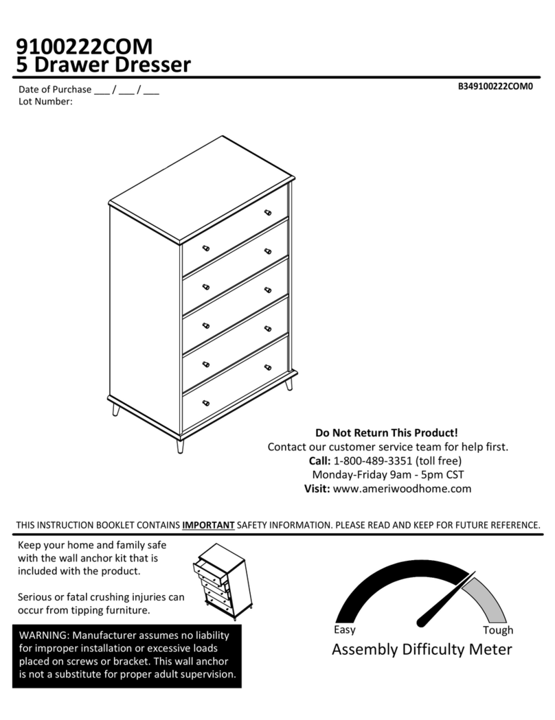 Ameriwood HOME 9100222COM User manual