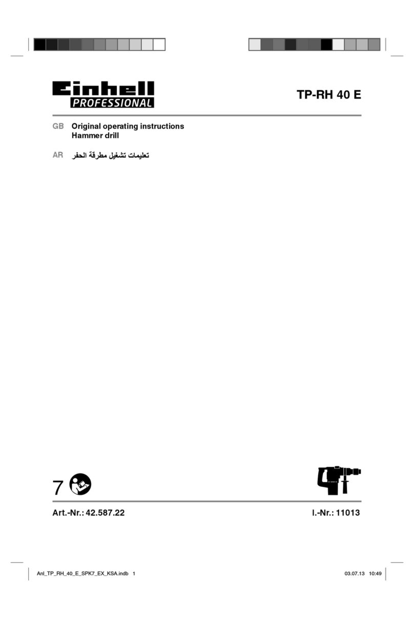 EINHELL TP-RH 40 E User manual