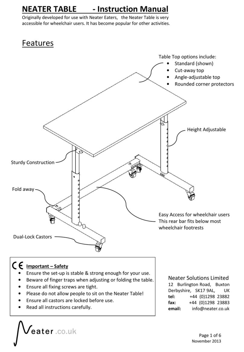 Neater Table User manual