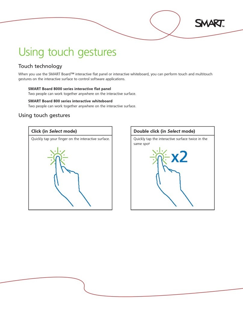SMART Board 8000 series User manual