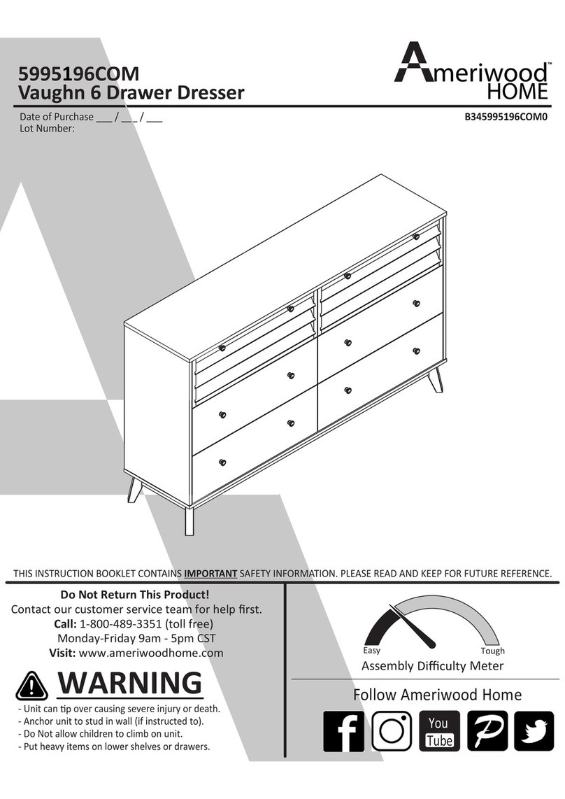 Ameriwood HOME Vaughn 5555155COM User manual