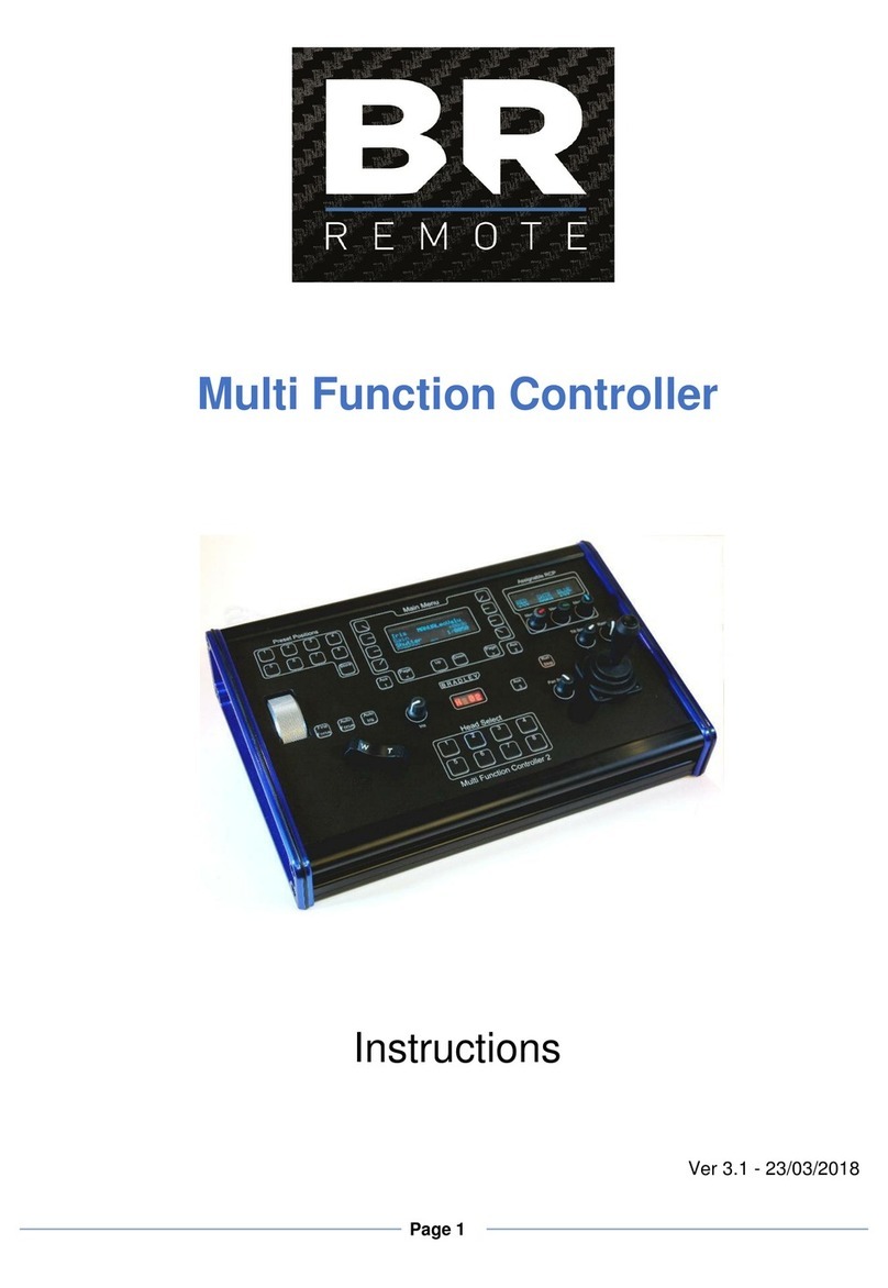 BR Remote Multi Function Controller User manual
